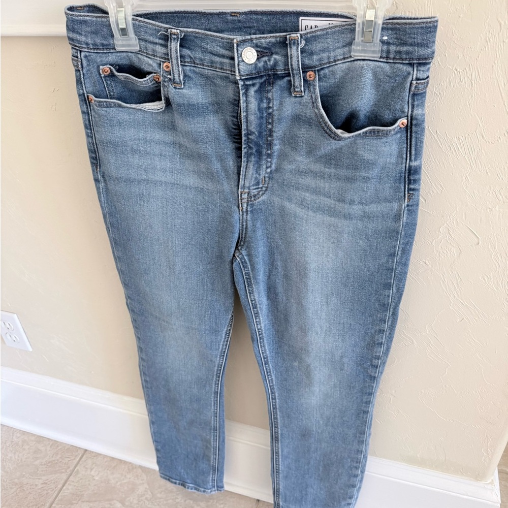 GAP Blue Vintage Slim Straight Jeans
